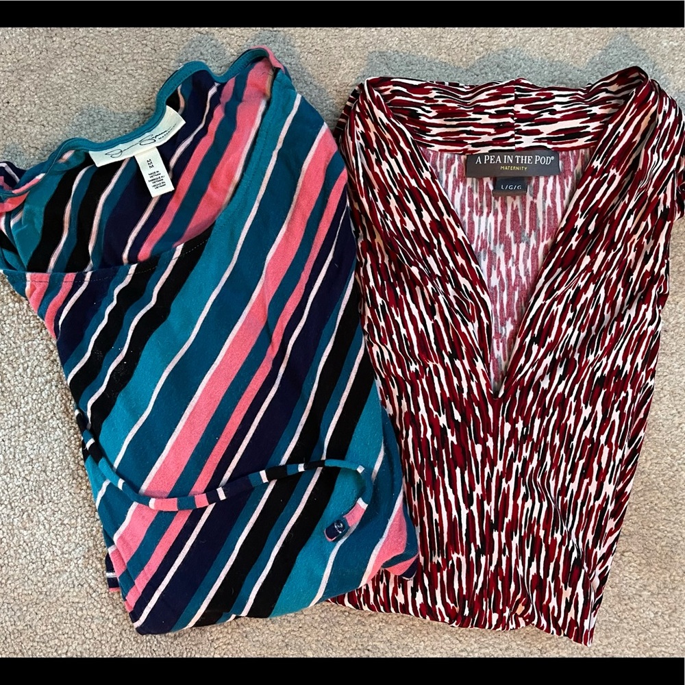 Set of 2 Maternity Tops, size M/L